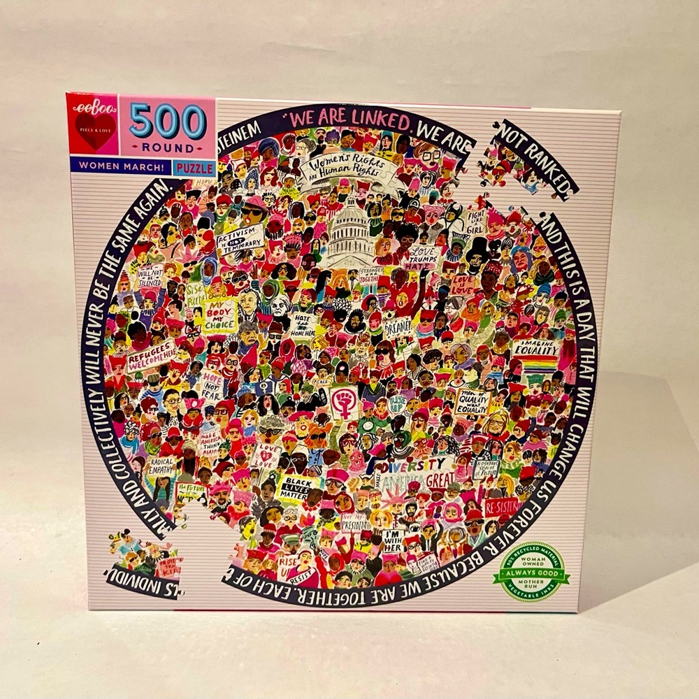 🔵 BOGO 500 Piece Round Women’s Day Puzzle